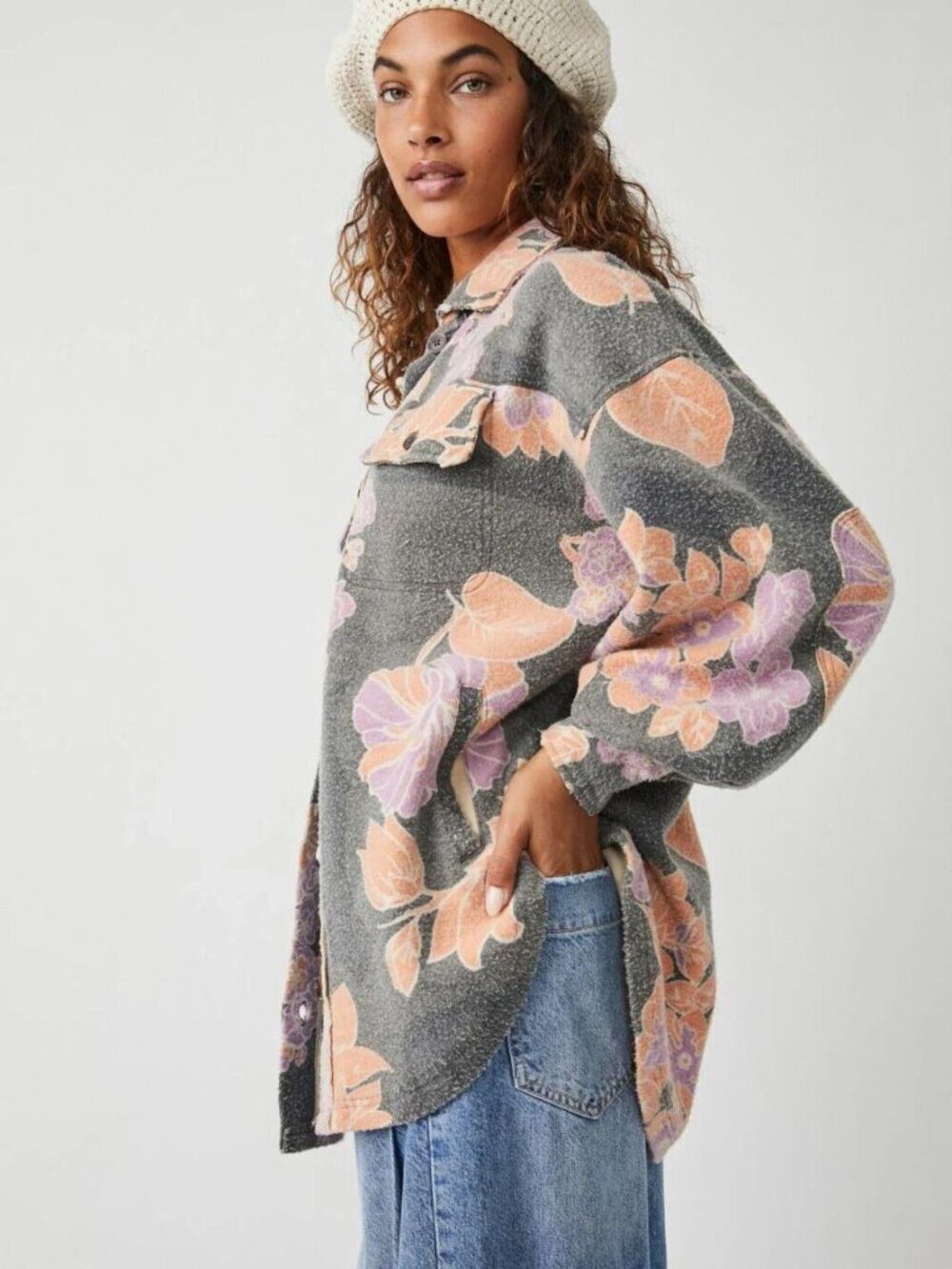 NEW Free People Women's S Printed Ruby Jacket NWT $178 - Picture 3 of 3
